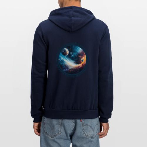 Planets Among Colors - Unisex Full Zip Hoodie