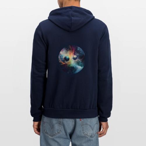 Chaotic Color Planets - Unisex Full Zip Hoodie