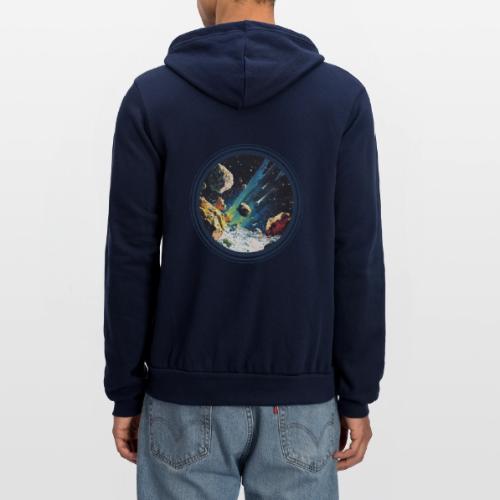Celestial Collision - Unisex Full Zip Hoodie