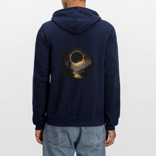 Eclipse: Shadowed Light - Unisex Full Zip Hoodie