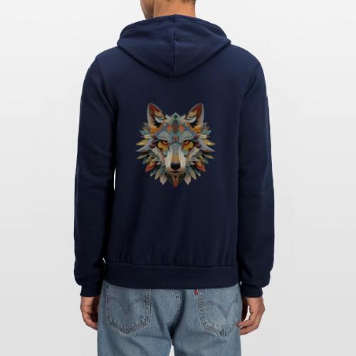 Spectrum Wolf Vision - Unisex Full Zip Hoodie