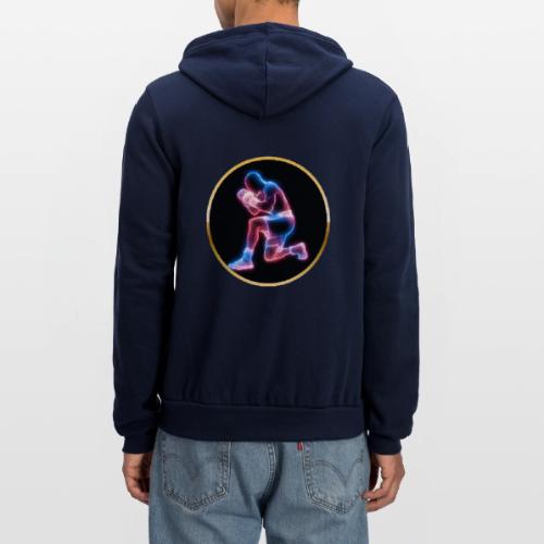 Neon Boxing Focus - Unisex Full Zip Hoodie