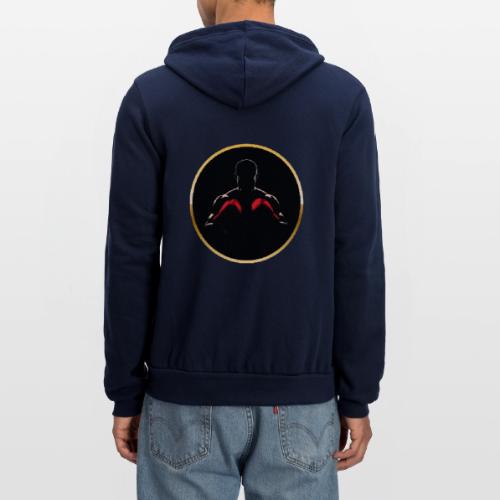 Boxing: Gold Core Muscle - Unisex Full Zip Hoodie