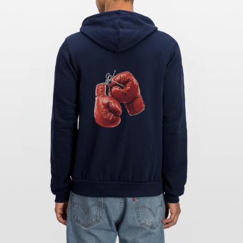 Boxing: Hanging Gloves Icon - Unisex Full Zip Hoodie