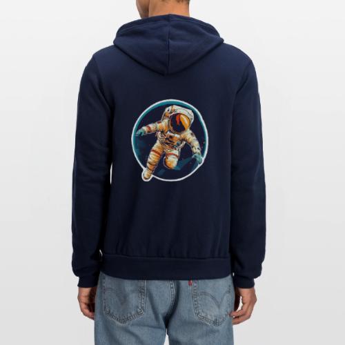 Astronaut: Dream, explore, discover! - Unisex Full Zip Hoodie