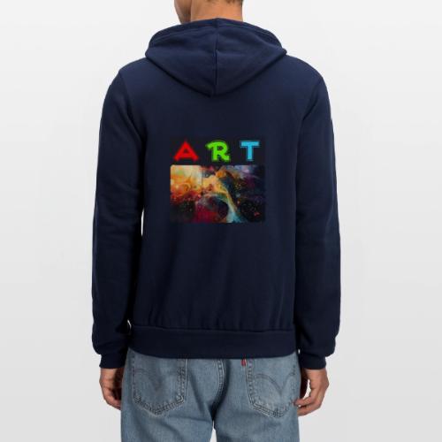 Waves of Art - Unisex Full Zip Hoodie