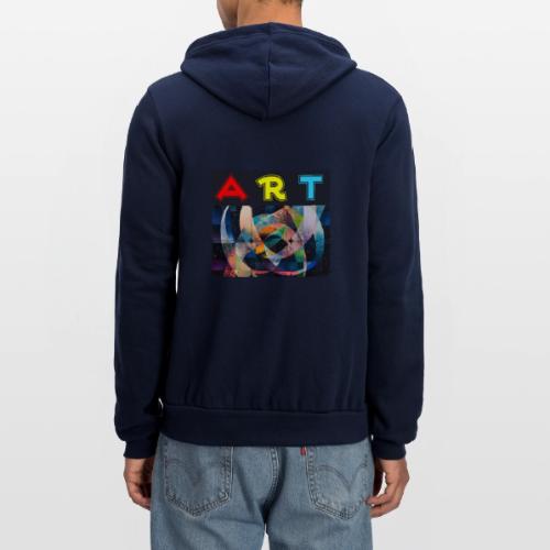 Art of Stripes and Shades - Unisex Full Zip Hoodie