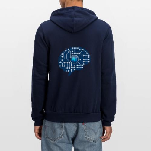 AI: Mind Wired - Unisex Full Zip Hoodie