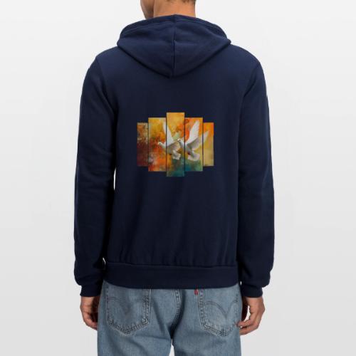 Wings of Peace - Unisex Full Zip Hoodie