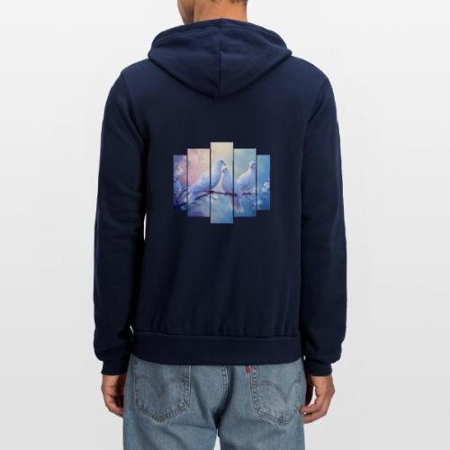 Symbols of Peace and Serenity - Unisex Full Zip Hoodie
