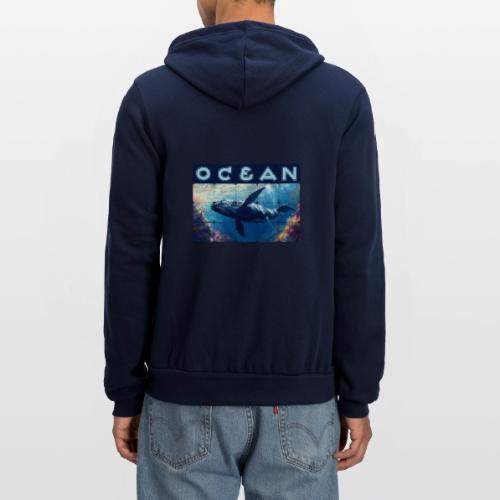 Ocean: Majestic Deep - Unisex Full Zip Hoodie