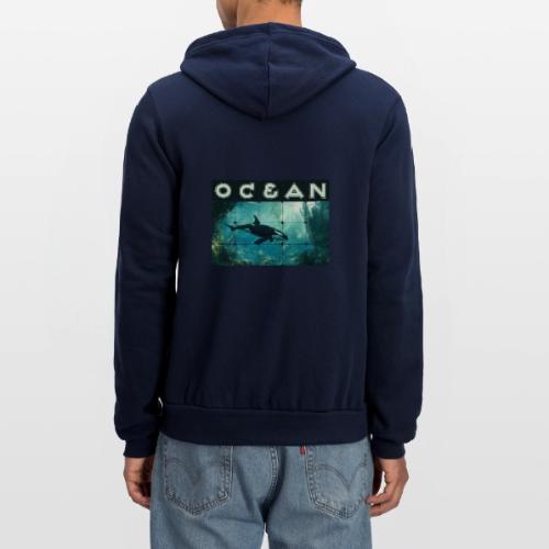Ocean: Silent Hunter - Unisex Full Zip Hoodie