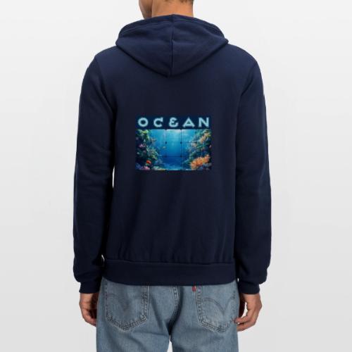 Ocean: Tropical Drift - Unisex Full Zip Hoodie