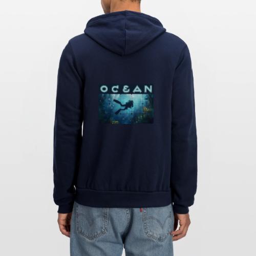 Ocean: Beneath the Blue - Unisex Full Zip Hoodie
