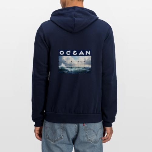 Ocean: Waves of Fury - Unisex Full Zip Hoodie