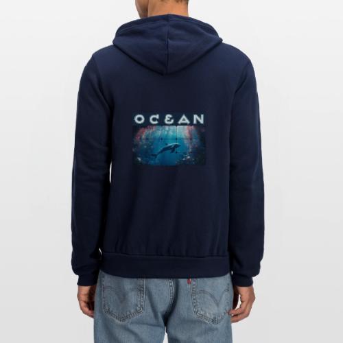 Ocean: Blue Grace - Unisex Full Zip Hoodie