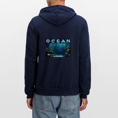 Ocean: Rainbow Reef Life - Unisex Full Zip Hoodie