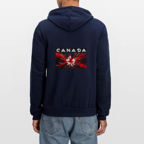 Canada Splash - Unisex Full Zip Hoodie