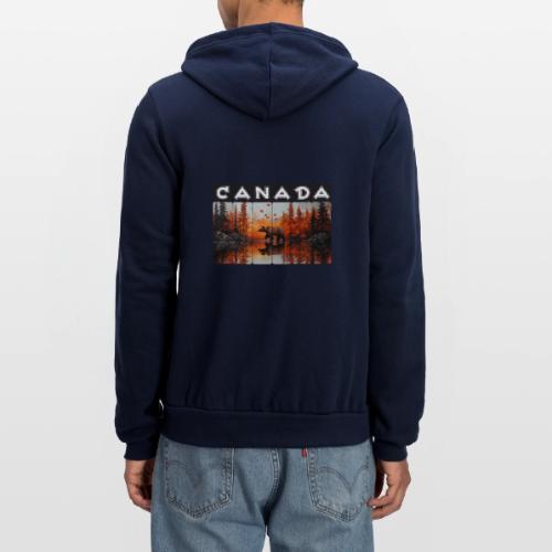 Canada Wilderness Art - Unisex Full Zip Hoodie
