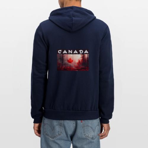 Canada Nature Vibes - Unisex Full Zip Hoodie