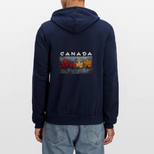 Colorful Canada Style - Unisex Full Zip Hoodie