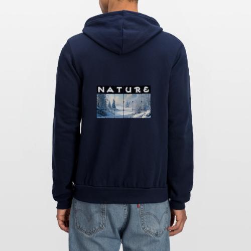 Nature: Frozen Horizon - Unisex Full Zip Hoodie