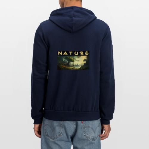 Whispers of Green Peaks - Unisex Full Zip Hoodie