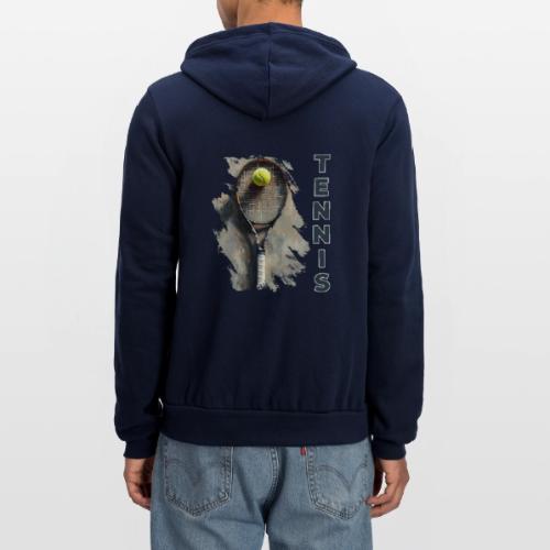 Tennis Power Play - Unisex Full Zip Hoodie