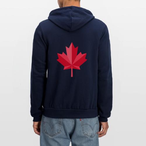 Canadian red maple leaf - Unisex Full Zip Hoodie