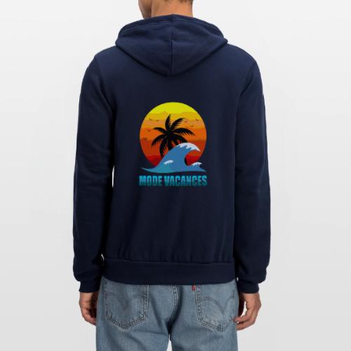 Vacation Mode: Tropical Escape - Unisex Full Zip Hoodie