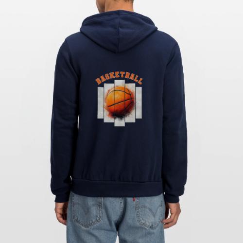 Basketball Element - Unisex Full Zip Hoodie