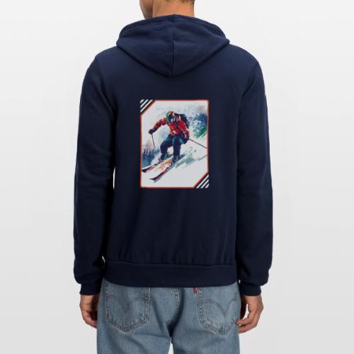 Skiing is Life - Unisex Full Zip Hoodie