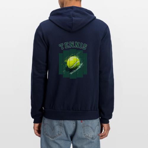 Tennis Motion - Unisex Full Zip Hoodie