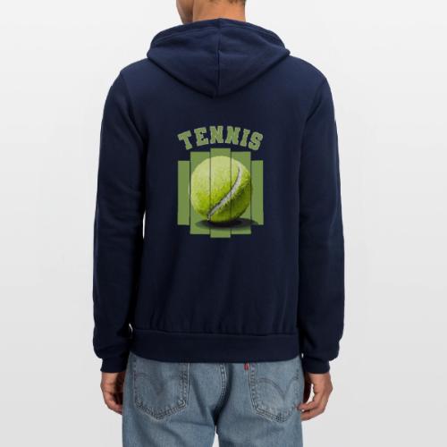 Tennis Minimal - Unisex Full Zip Hoodie