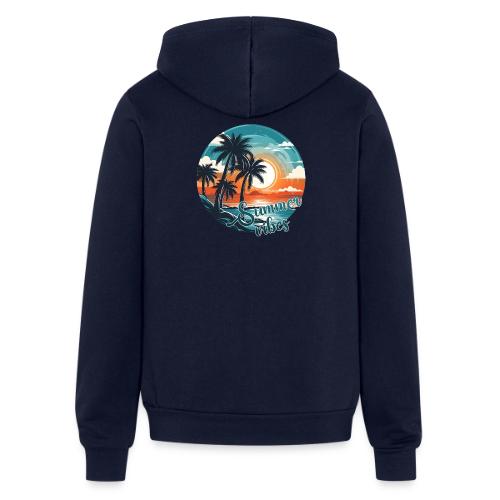 Vintage Summer Vibes - Unisex Full Zip Hoodie