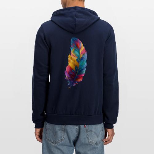 Spectrum Feather Flow - Unisex Full Zip Hoodie