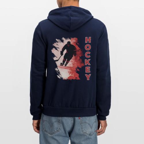 Hockey Fire - Unisex Full Zip Hoodie