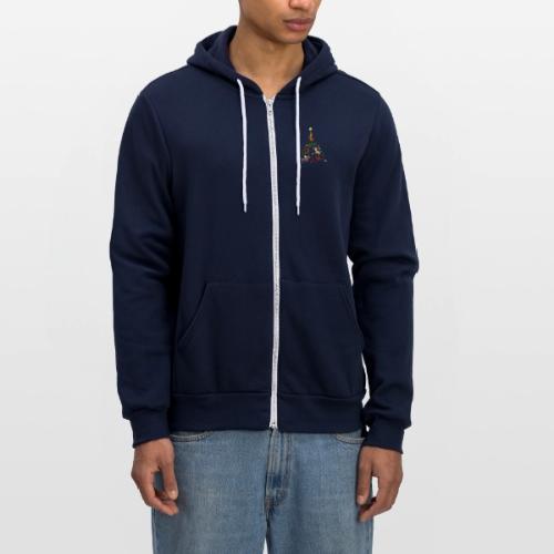 Dackel Tree Christmas - Unisex Full Zip Hoodie