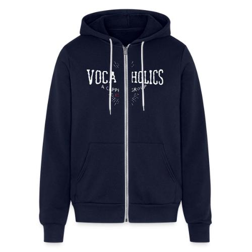 Wavy Vocaholics Logo - Unisex Full Zip Hoodie