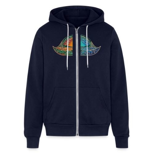Easter Cast the Net Again T Shirt, abundance Gift - Unisex Full Zip Hoodie