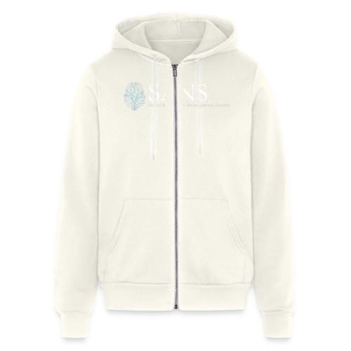 SANS logo light - Unisex Full Zip Hoodie