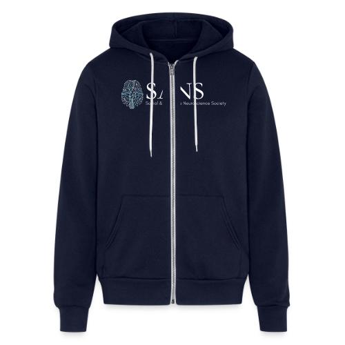 SANS logo light - Unisex Full Zip Hoodie