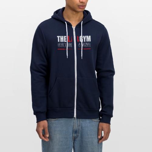 L A B Logo Standard Shirt Front - Unisex Full Zip Hoodie