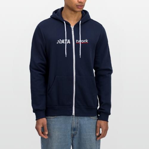 ATA Network Light Logo - Unisex Full Zip Hoodie