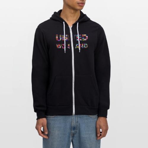 UNITED WE STAND - Unisex Full Zip Hoodie