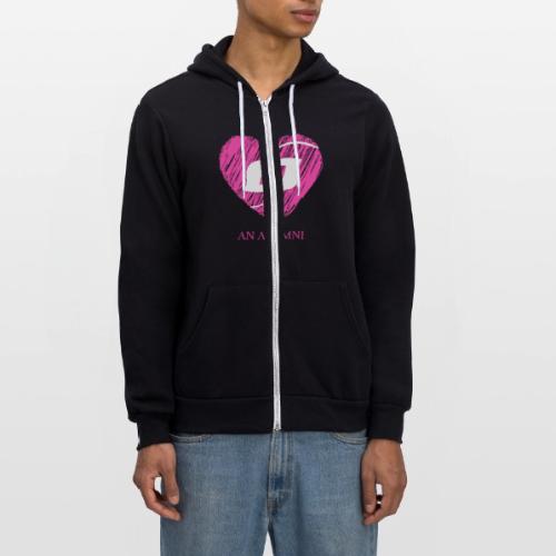 I HEART AN ALUMNI - Unisex Full Zip Hoodie