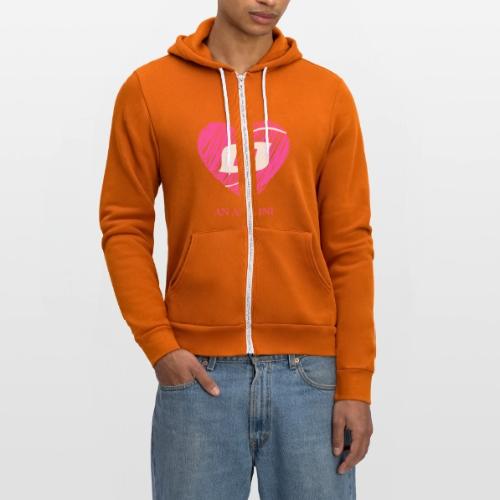 I HEART AN ALUMNI - Unisex Full Zip Hoodie