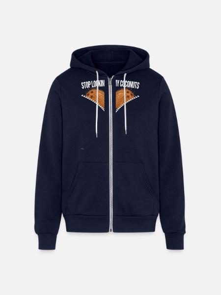 Looking Coconuts Summer Coconut - Unisex Full Zip Hoodie - navy