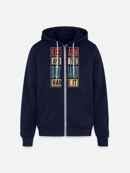 Bodyguard Retro Gift - Unisex Full Zip Hoodie - navy