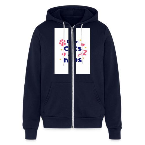 I Love Cats and Naps - Unisex Full Zip Hoodie
